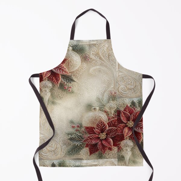 Item preview, Elegant Christmas with poinsettias designed and sold by BriSher.