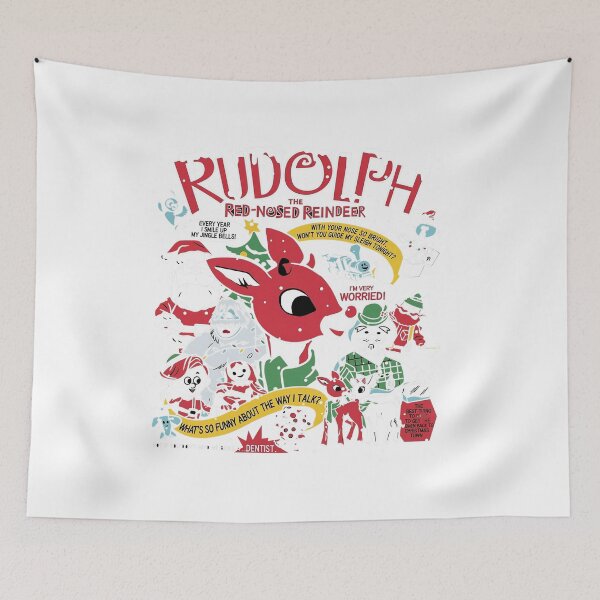 Item preview, Rudolph The Red-Nosed Reindeer Retro Christmas designed and sold by bacababerry.