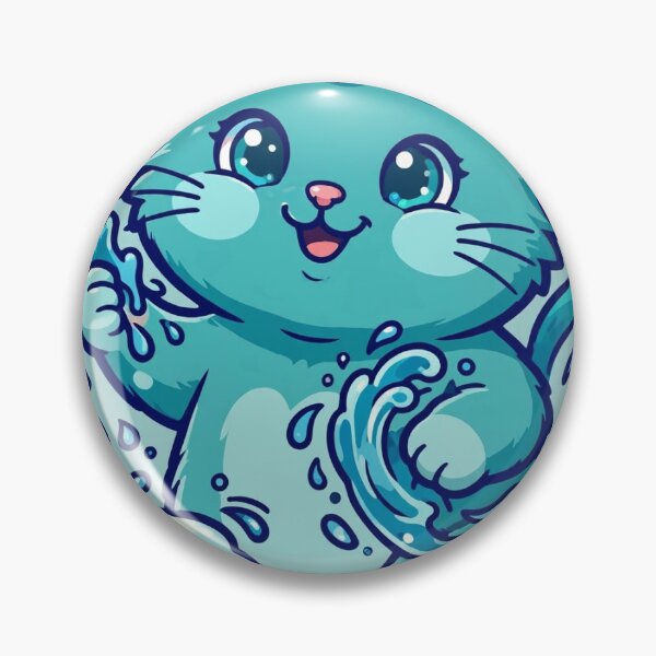 Item preview, Elemental kitties: water kitty designed and sold by Odd-jack.