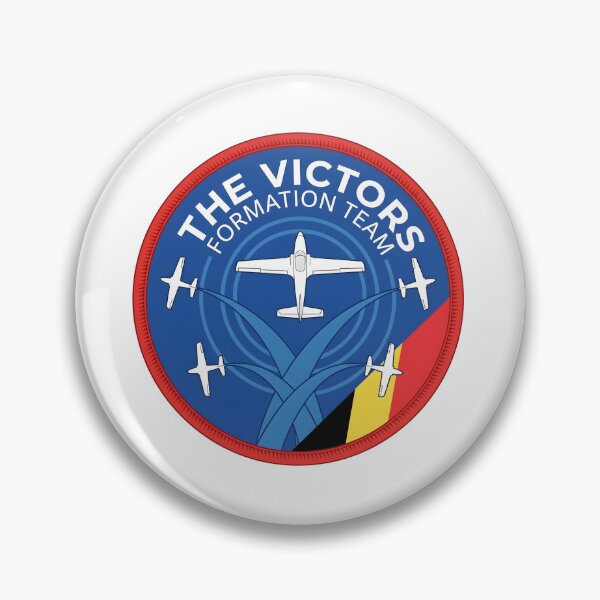 Item preview, The Victors Formation Team Belgian Aerobatic Display Patch Emblem designed and sold by CharlieDesings.