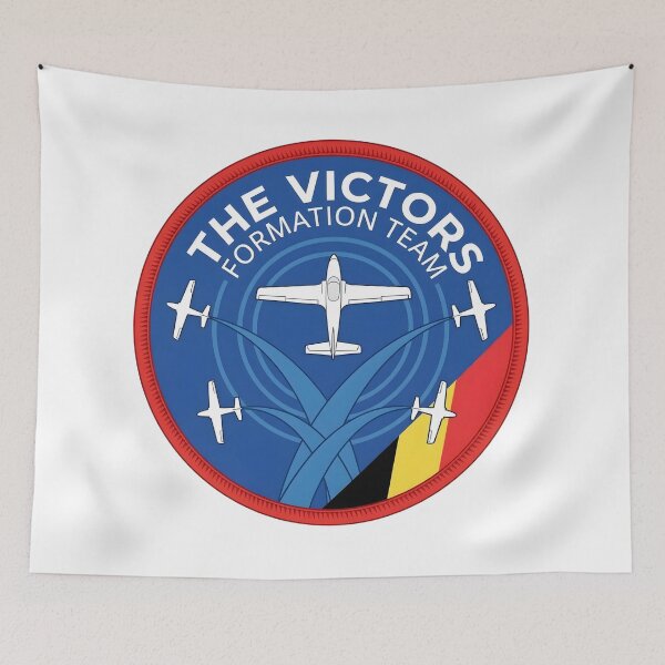 Item preview, The Victors Formation Team Belgian Aerobatic Display Patch Emblem designed and sold by CharlieDesings.