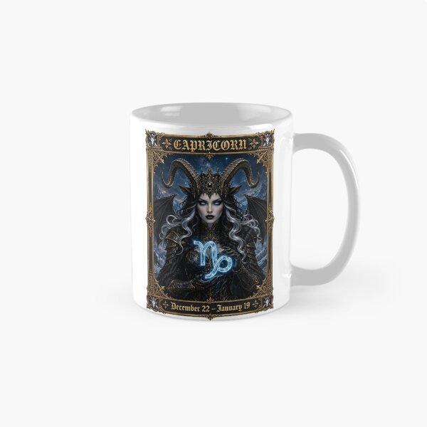 Item preview,  Gothic Capricorn Demon Queen - Mountain Goat Zodiac | Dec 22 - Jan 19 designed and sold by Csaba1983.