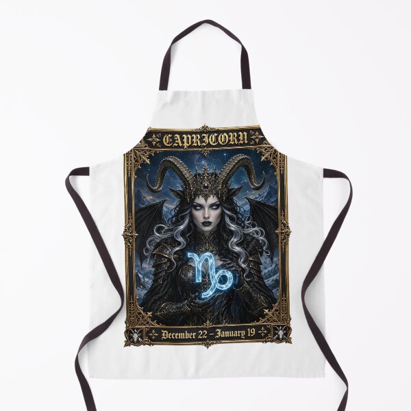 Item preview,  Gothic Capricorn Demon Queen - Mountain Goat Zodiac | Dec 22 - Jan 19 designed and sold by Csaba1983.