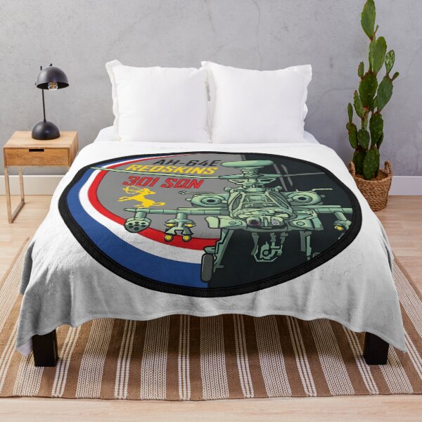 Item preview, Royal Netherlands Air Force 301 Squadron AH-64E Apache Redskins Patch Emblem designed and sold by CharlieDesings.