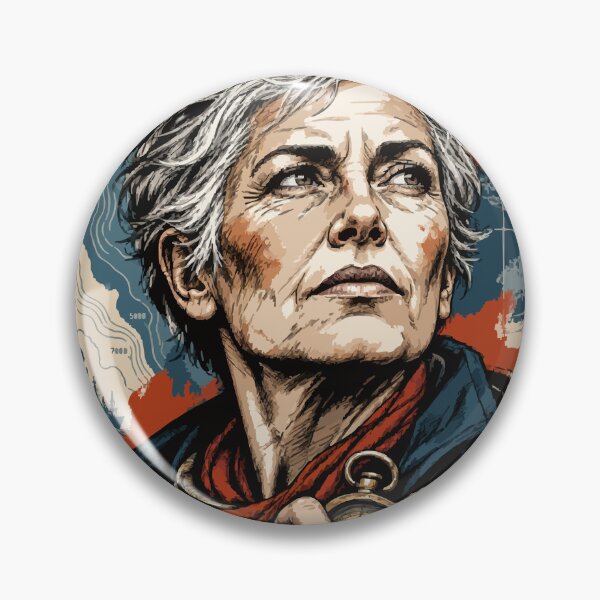 Item preview, Portrait of Explorer with Compass and Map designed and sold by Honu2025.