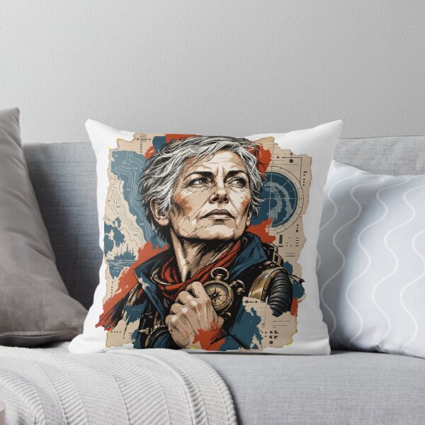 Item preview, Portrait of Explorer with Compass and Map designed and sold by Honu2025.