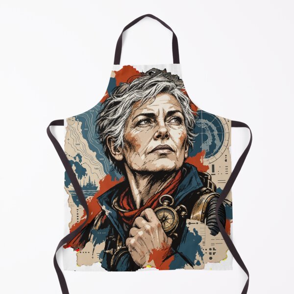 Item preview, Portrait of Explorer with Compass and Map designed and sold by Honu2025.