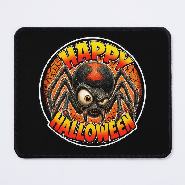Item preview, Happy Halloween Spooky Spider Creepy Web Halloween Humor designed and sold by Wilcox PhotoArt.