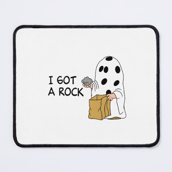 Item preview, cute ghost - i got a rock designed and sold by waderpaker.