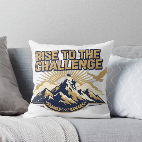 Item preview, Rise to the Challenge Shirt | Motivational Mountain T-Shirt designed and sold by FitEnvy.