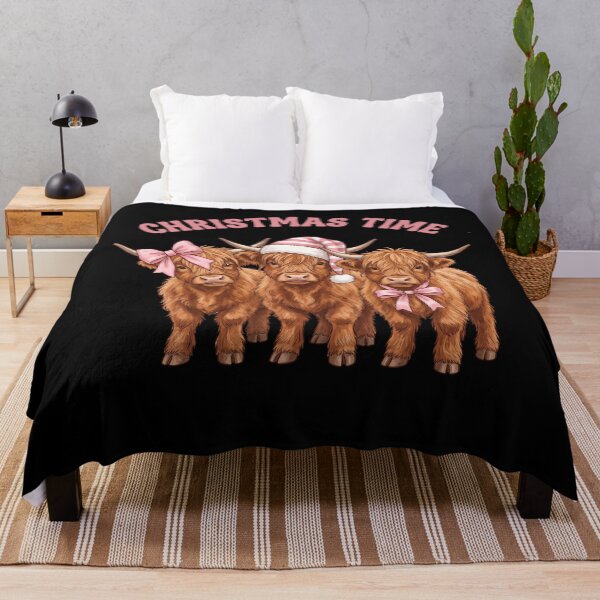 Item preview, Christmas Highland Cows designed and sold by TeeARTHY.