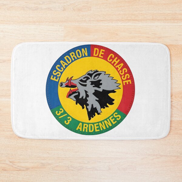 Item preview, French Air Force Escadron de Chasse 3/3 Ardennes Patch Emblem designed and sold by CharlieDesings.