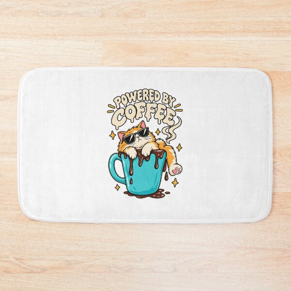 Item preview, Coffee Powered Cat designed and sold by Regal-Elegances.