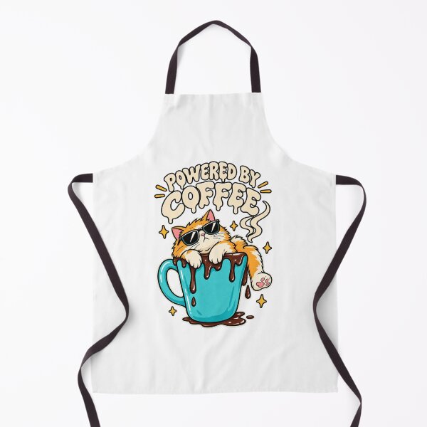 Item preview, Coffee Powered Cat designed and sold by Regal-Elegances.