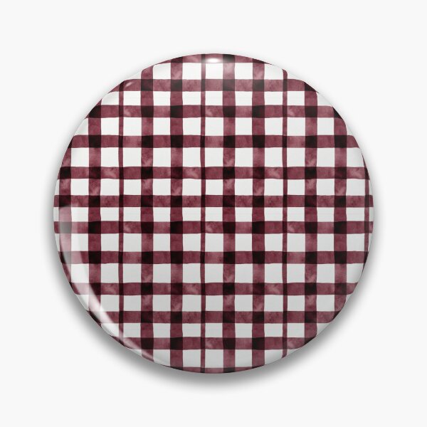 Item preview, Burgundy Watercolor Gingham Check - Deep Wine Red Plaid Pattern designed and sold by lovelys-store.