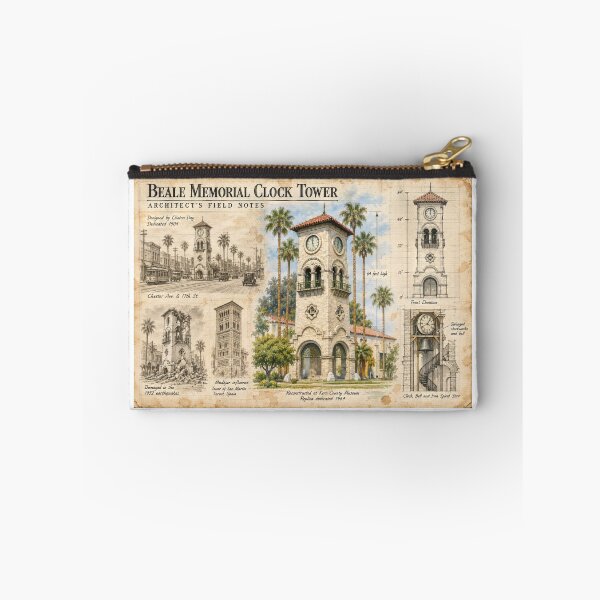 Item preview, Beale Memorial Clock Tower – Architect’s Field Notes designed and sold by Russell Thorne.