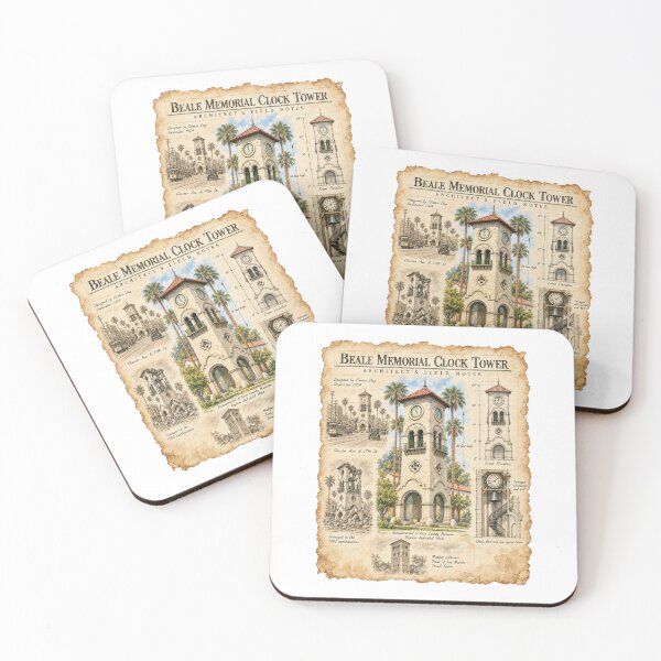 Item preview, Beale Memorial Clock Tower – Architect’s Field Notes designed and sold by Russell Thorne.