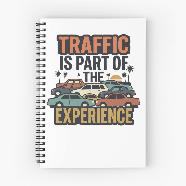 Item preview, Traffic Is Part Of The Experience Funny Commuter Driver Art designed and sold by mood-draftsman.