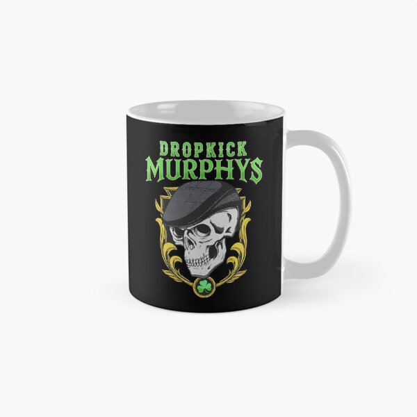 Aperçu de l'œuvre Dropkicks Murphyss Skull Flat Cap Shamrock créée et vendue par TinaFangcao.