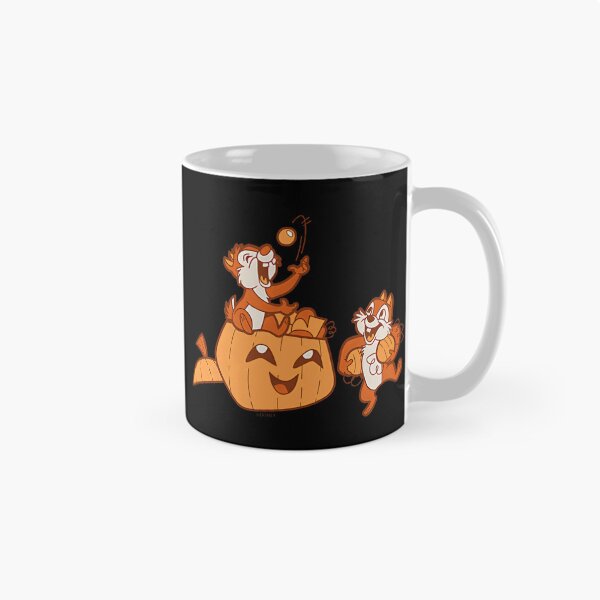 Item preview, Chip ‘N’ Dale Halloween Pumpkin Bucket Corner Art designed and sold by tiabletz.
