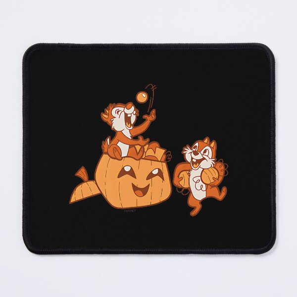 Item preview, Chip ‘N’ Dale Halloween Pumpkin Bucket Corner Art designed and sold by tiabletz.