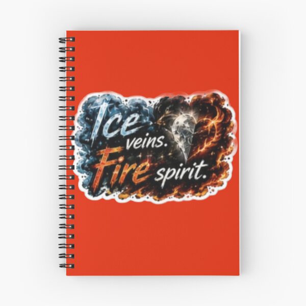 Item preview, Ice Veins Fire Spirit Elemental Dual Aesthetic Sticker designed and sold by Scro-Ciob-Shop.