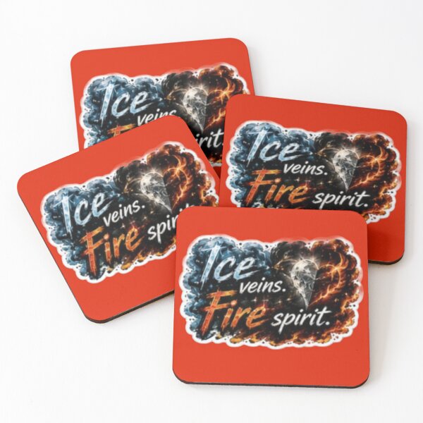 Item preview, Ice Veins Fire Spirit Elemental Dual Aesthetic Sticker designed and sold by Scro-Ciob-Shop.