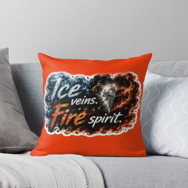 Item preview, Ice Veins Fire Spirit Elemental Dual Aesthetic Sticker designed and sold by Scro-Ciob-Shop.