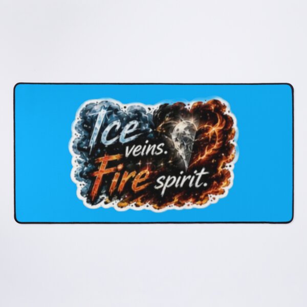 Item preview, Ice Veins Fire Spirit Elemental Dual Aesthetic Sticker designed and sold by Scro-Ciob-Shop.