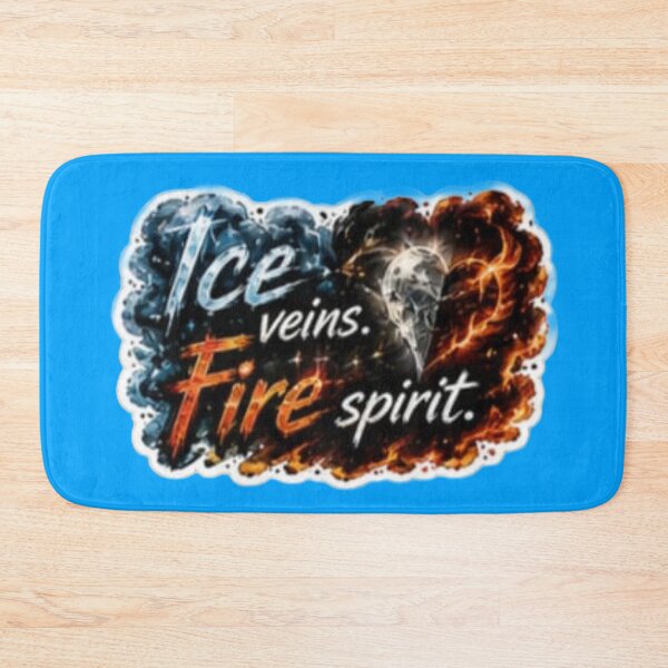 Item preview, Ice Veins Fire Spirit Elemental Dual Aesthetic Sticker designed and sold by Nicolae-SCROCIOB-Shop.