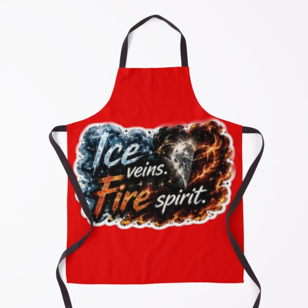 Item preview, Ice Veins Fire Spirit Elemental Dual Aesthetic Sticker designed and sold by Scro-Ciob-Shop.