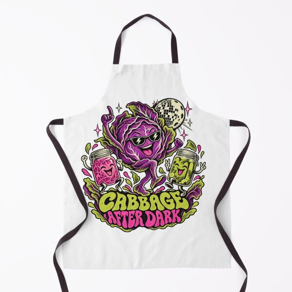 Item preview, Cabbage After Dark Funny Retro Disco Shirt designed and sold by ODDLUME CLUB.