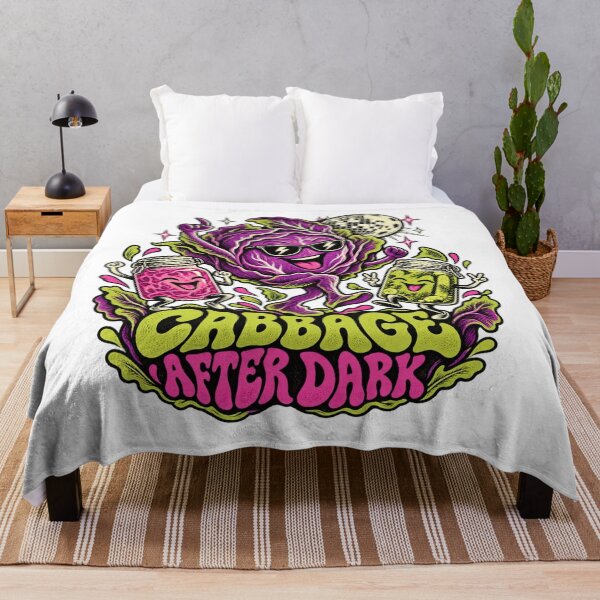 Item preview, Cabbage After Dark Funny Retro Disco Shirt designed and sold by ODDLUME CLUB.