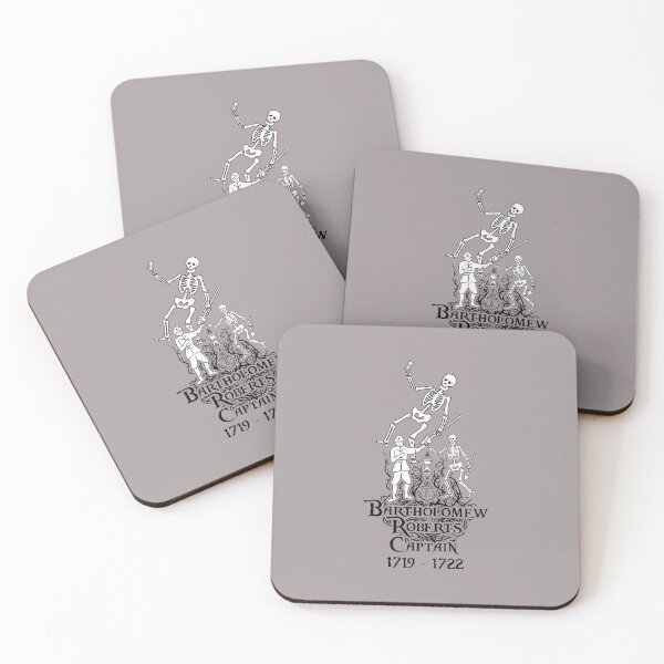 Item preview, Bartholomew Roberts Captain Pirate Toast Jolly Roger-65 designed and sold by MichaelWillea.