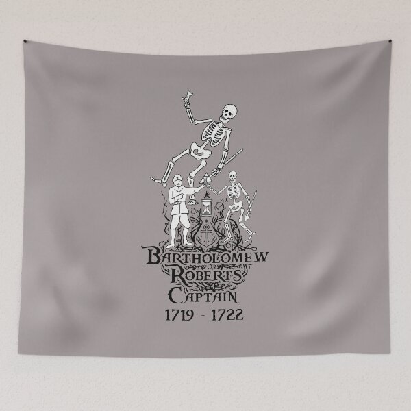 Item preview, Bartholomew Roberts Captain Pirate Toast Jolly Roger-65 designed and sold by MichaelWillea.
