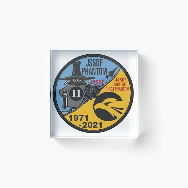Item preview, JASDF 302nd Tactical Fighter Squadron F-4EJ Phantom Retirement Patch Emblem designed and sold by CharlieDesings.