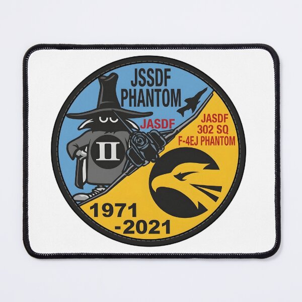 Item preview, JASDF 302nd Tactical Fighter Squadron F-4EJ Phantom Retirement Patch Emblem designed and sold by CharlieDesings.