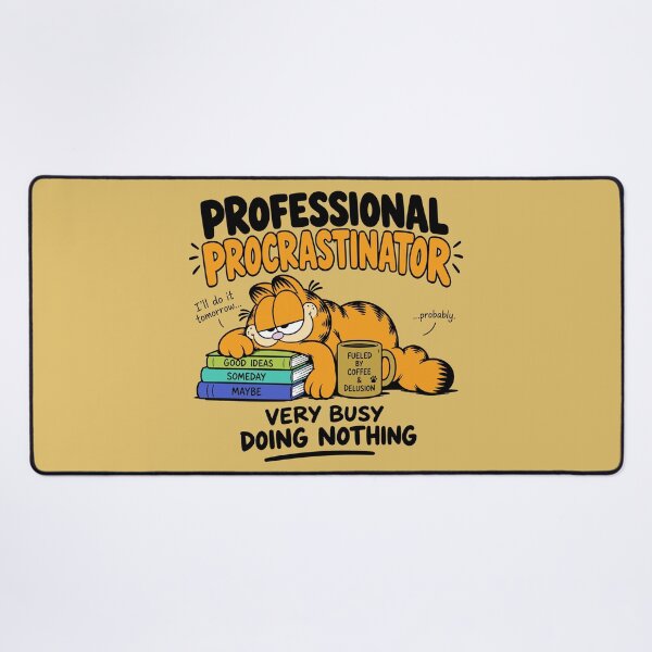 Item preview, Garfield Procrastination  designed and sold by MegDexShop.
