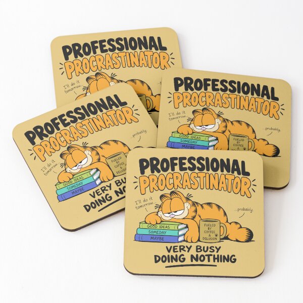 Item preview, Garfield Procrastination  designed and sold by MegDexShop.