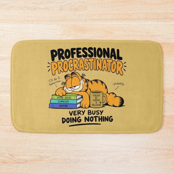 Item preview, Garfield Procrastination  designed and sold by MegDexShop.