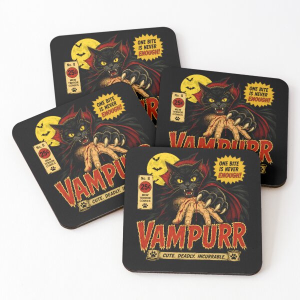 Item preview, Vampurr Black Cat Bite Hand  designed and sold by schottbrandon.
