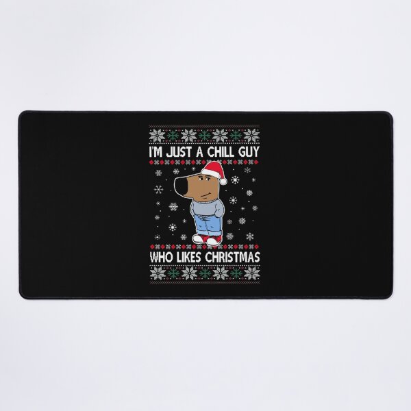 Item preview, I'm Just A Chill Guy Ugly Sweater Christmas designed and sold by saintfranco.
