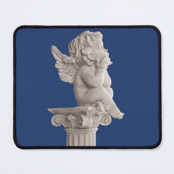 Item preview, Cherub Statue on Pillar - Light Academia Angelcore Statue designed and sold by ShabanMerch⭐⭐⭐.