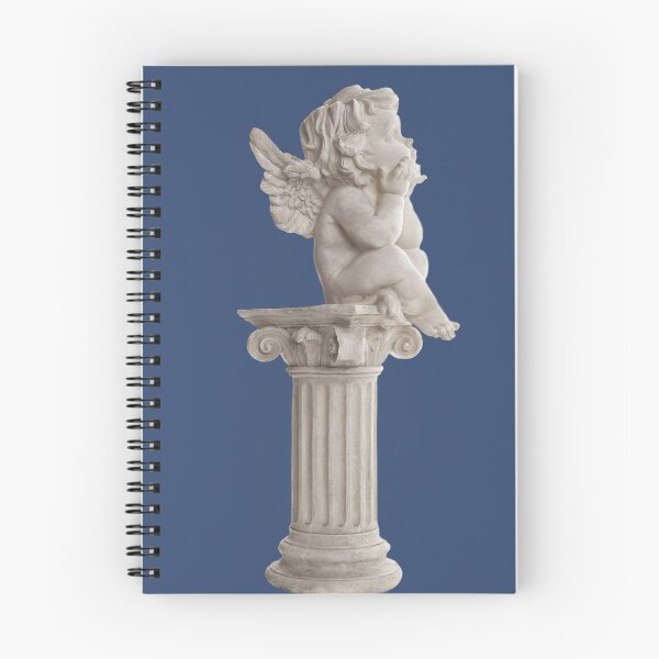 Item preview, Cherub Statue on Pillar - Light Academia Angelcore Statue designed and sold by ShabanMerch.