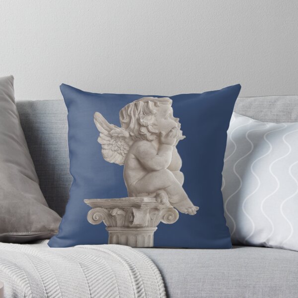 Item preview, Cherub Statue on Pillar - Light Academia Angelcore Statue designed and sold by ShabanMerch⭐⭐⭐.