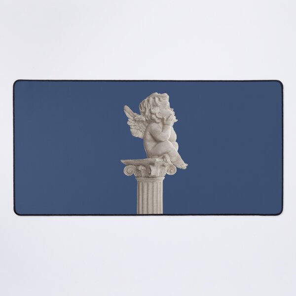 Item preview, Cherub Statue on Pillar - Light Academia Angelcore Statue designed and sold by ShabanMerch⭐⭐⭐.