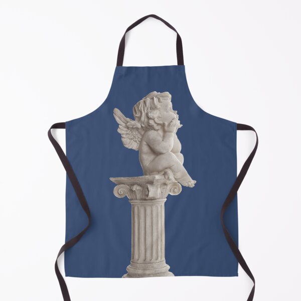 Item preview, Cherub Statue on Pillar - Light Academia Angelcore Statue designed and sold by ShabanMerch⭐⭐⭐.
