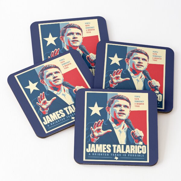 Item preview, James Talarico Texas Pop Art Portrait designed and sold by Swanny's Custom T-shirt and Gift Designs.