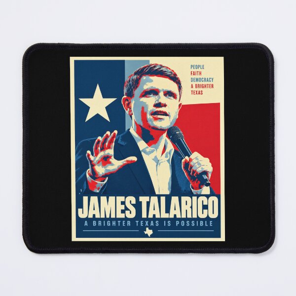 Item preview, James Talarico Texas Pop Art Portrait designed and sold by Swanny's Custom T-shirt and Gift Designs.