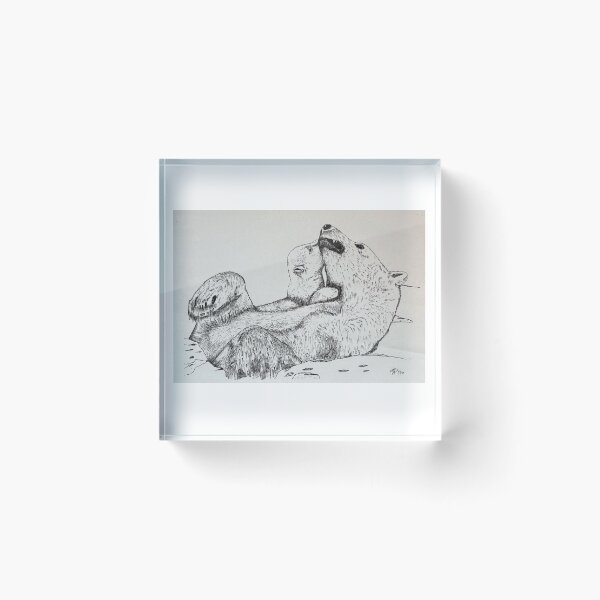 Aperçu de l'œuvre Câlin maternel d'ursidé créée et vendue par Ccrisart75-.